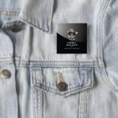 [53] Houd kalm of Honey Badger... Vierkante Button 5,1 Cm (In situ)