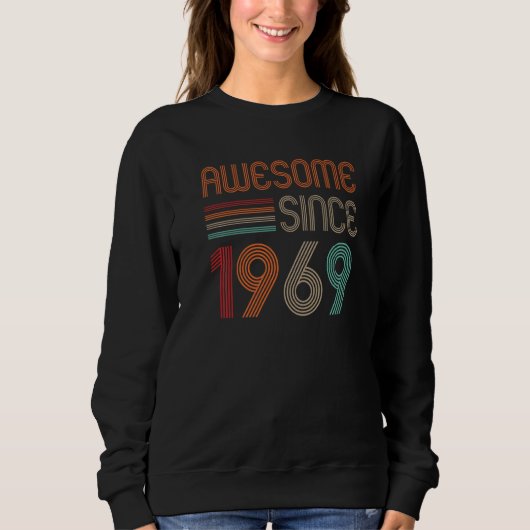 53 jaar Geweldige geworden sinds 1969 53e geboorte Trui (Voorkant)