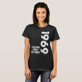 53 jaar Geweldige sinds oktober 1969 53e geboorte T-shirt (Voorkant volledig)