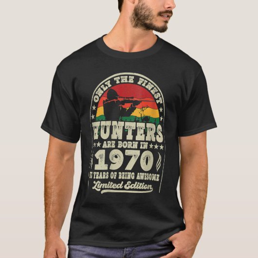 53 jaar hondenjacht 1970 53rd t-shirt (Voorkant)
