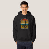 53 jaar oud 1972 Retro Geweldige 53e verjaardag ca Hoodie (Voorkant volledig)