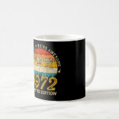 53 jaar oud 1972 Retro Geweldige 53e verjaardag ca Koffiemok (Voorkant rechts)