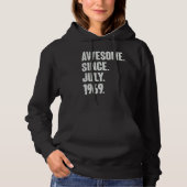 53 jaar oud 53 jaar Geweldige sinds juli 1966 Hoodie (Voorkant)