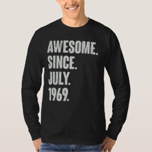 53 jaar oud 53 jaar Geweldige sinds juli 1966 T-shirt