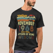 53 jaar oud 53 jaar november 1968 t-shirt (Voorkant)