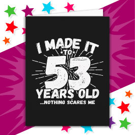 53 Jaar Oud Sarcastisch Meme Grappig 53e Verjaarda Kaart