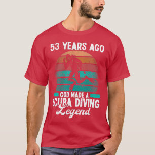 53 jaar oud Scuba duiker 53 jaar T-shirt