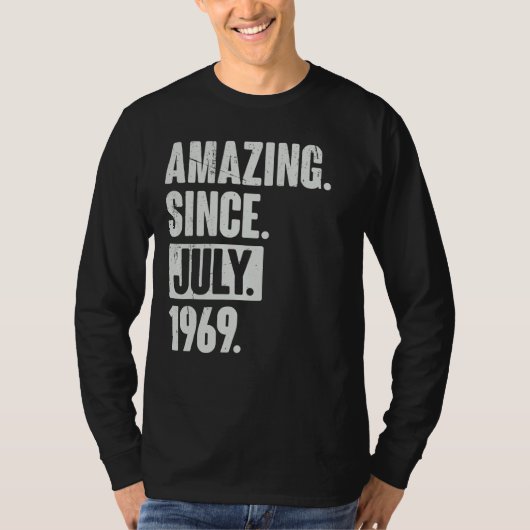 53 jaar oude 53e verjaardag sinds juli 1966 t-shirt (Voorkant)