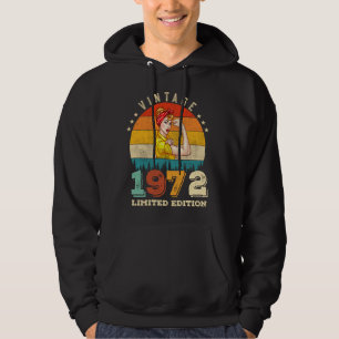 53 jaar oude Bday 1972  53ste Verjaardag Vrouwen Hoodie