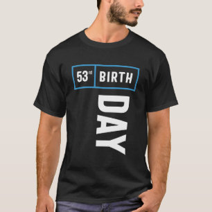 53 jaar oude bruistocht t-shirt