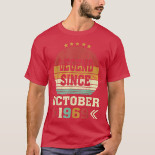 53 jaar oude cadeautjes sinds oktober 1969 53e t-shirt