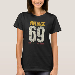 53 jaar oude Vintage 1969 53e geboortedag T-shirt