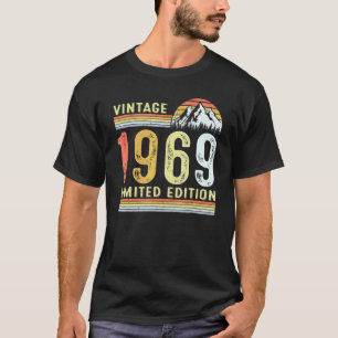 53 jaar oude Vintage 1969 53e verjaardag T-shirt