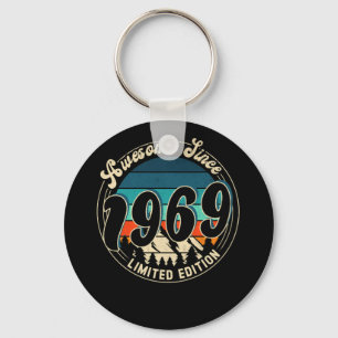 53 jaar oude Vintage 53 jaar oude dag 1969 Sleutelhanger