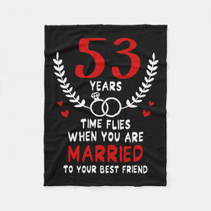 53 jaar vliegen getrouwd met beste vriendinnen fleece deken