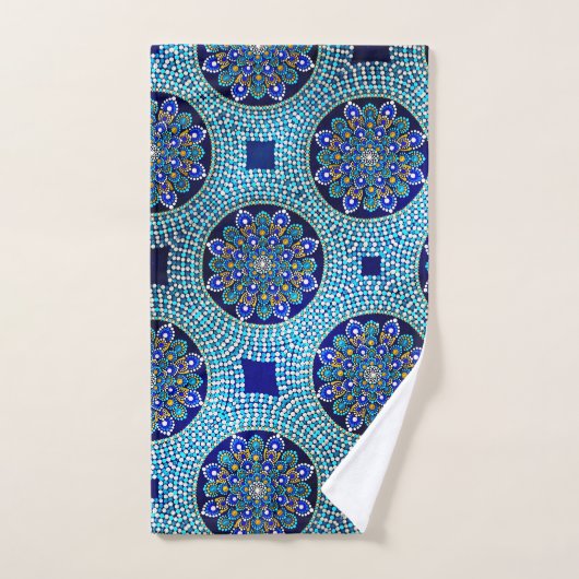 53 Royal Blue Bath Towel SET Bad Handdoek (Handdoek)