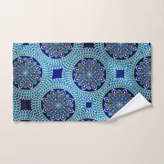 53 Royal Blue Bath Towel SET Bad Handdoek (Handdoek)