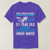 53 Schuba van 53 jaar oud, stervende borstkas T-shirt (Design voorkant)