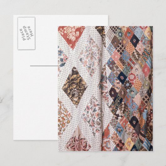 53:Specificatie van een lappendeken van opmerkinge Briefkaart (Voorkant / Achterkant)