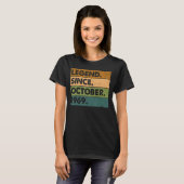 53 Years Old Legend Since October 1969 53rd Birth T-shirt (Voorkant volledig)