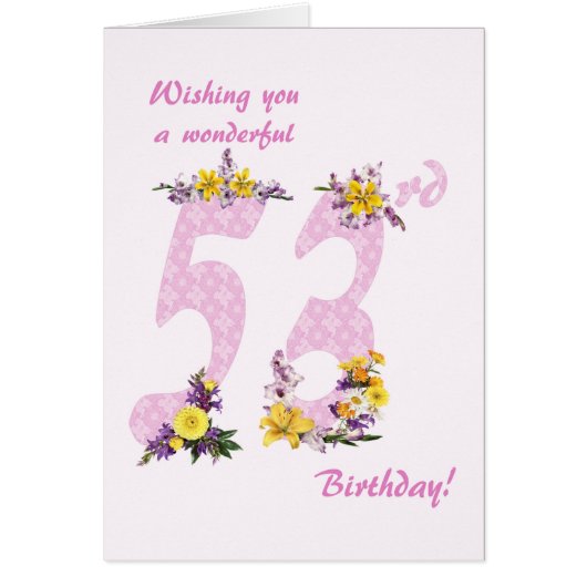 53e bloem Gedestilde getallen (Voorkant)