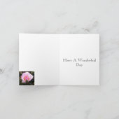 53e bruiloft Jubileum Roze Rose Kaart (Binnen)