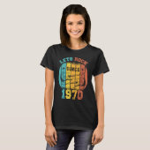 53e verjaardag 1970 Retro 53 jaar oud Guit T-shirt (Voorkant volledig)