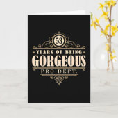 53e verjaardag (53 jaar prachtige) kaart (Gele Bloem)