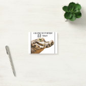 53e verjaardag Alligator Glimlach Post-it® Notes (Kantoor)