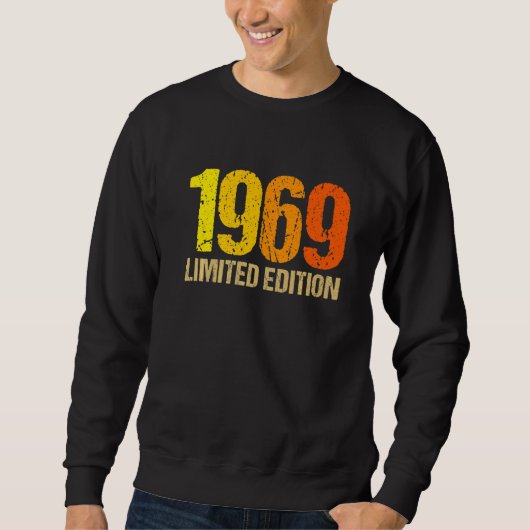 53e Verjaardag Dames Mannen 53 Jaar 1969 5 Trui (Voorkant)