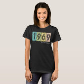 53e Verjaardag Dames Mannen 53 Jaar 1969 T-shirt (Voorkant volledig)