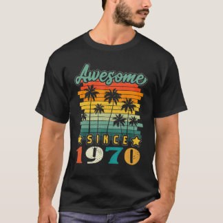  53e verjaardag Geweldige sinds 1970 53 jaar el T-shirt