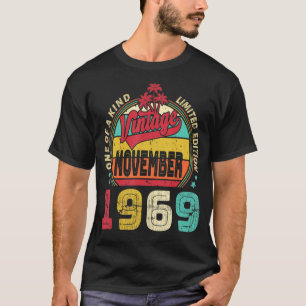  53e verjaardag Geweldige sinds november 1969 T-shirt