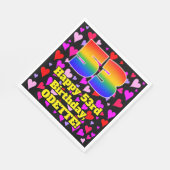 53e verjaardag: Heatten, regenboognr. 53 Servet (Hoek)