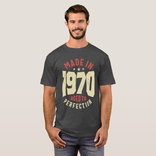 53e verjaardag in 1970 t-shirt (Voorkant volledig)
