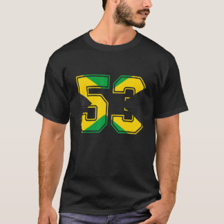 53e verjaardag Jamaicaans 53 jaar oud nummer 53 Ja T-shirt