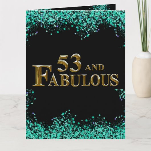 53e verjaardag kaart (Voorkant)