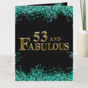 53e verjaardag kaart