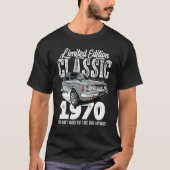 53e verjaardag Klassieke auto 1970 B dag 53 e T-shirt (Voorkant)