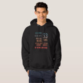 53e verjaardag Mannen Vrouwen Grappig 53 jaar oud Hoodie (Voorkant volledig)