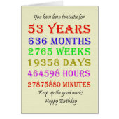 53e verjaardag Mijlpalen (Voorkant)