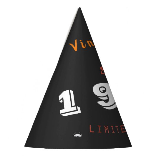 53e Verjaardag Party Pet – 1973 Limited Feesthoedjes (Links)