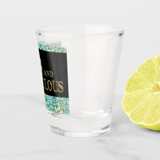 53e verjaardag shot glas (Rechts)