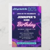 53e verjaardag uitnodigingen Terug naar de jaren 8 (Voorkant)