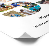 53e Verjaardagsfeest Nummer 53 Fotocollage Poster (Hoek)