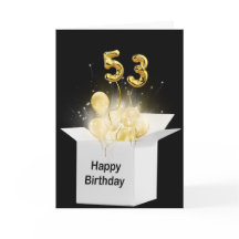 53e vogelballon in witte doos