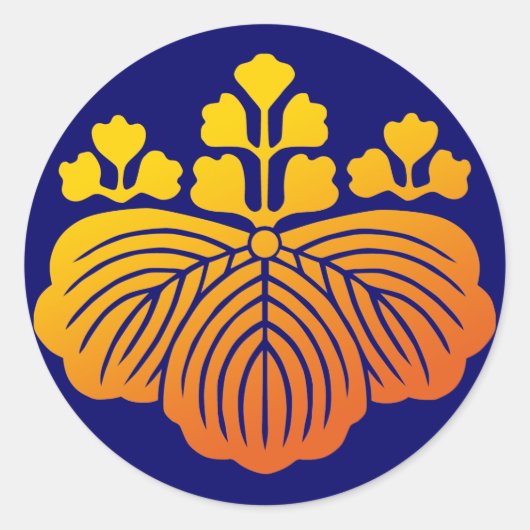 53kiri(YO) Ronde Sticker (Voorkant)