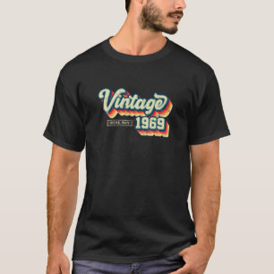 53Rd Birthday Gifts Retro  1969 Original Pa T-shirt