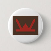 53rd Welsh Infantry Division Ronde Button 5,7 Cm (Voorkant)