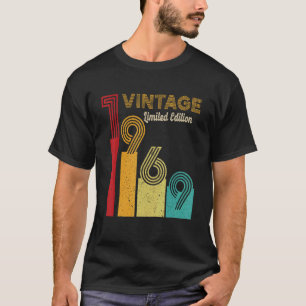 53ste verjaardag 53 jaar oude Vintage 1969 T-shirt